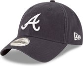 New Era - Dad Cap - Atlanta Braves MLB Core Classic Dark Grey 9TWENTY Adjustable Cap