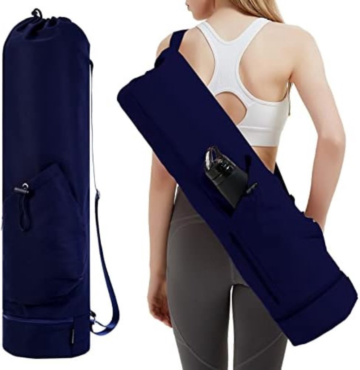 Velox Yogamat tas - Yogatas groot - Yoga mat tas - Donkerblauw