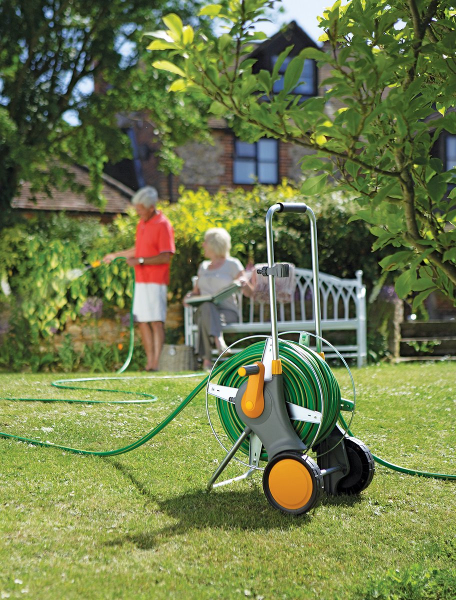 Hozelock Euro Cart Chariot dévidoir en métal