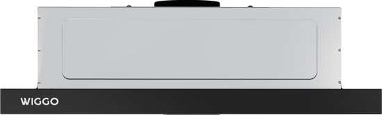Wiggo WE-D620B(B) Vlakscherm afzuigkap - Zwart - 60 cm
