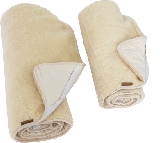 Pierre Sports XL Wool Yoga Mat Cover - Merinowol & Katoen - 196x80cm - Yoga en Meditatie - Wasbaar van Pierre Sports — afbeelding 4