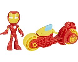 foto van Marvel Spidey and His Amazing Friends Motorcycle Iron Man