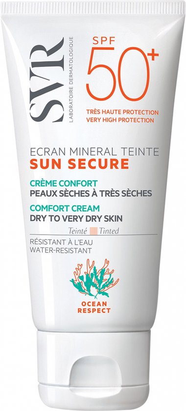 Zonnebrand crème SVR Sun Secure Ecran Mineral Teinte SPF 50+ (60 g)