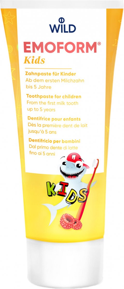 Wild Emoform Kids Tandpasta Voor Kinderen tot 5 Jaar 75 ml