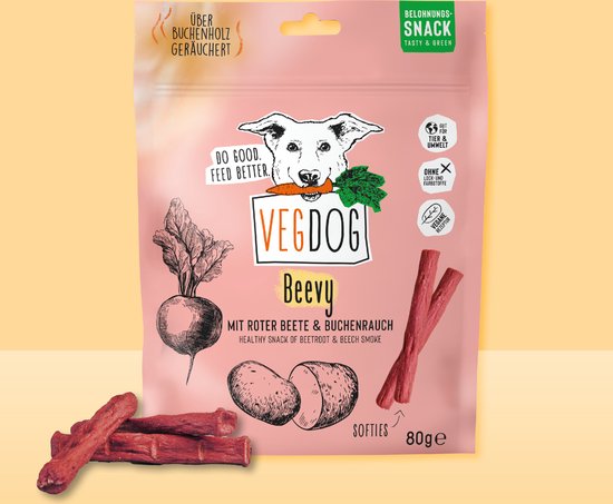 Vegdog Beevy - Kauwsticks - Populair - Veganistisch - Gezond en Duurzaam