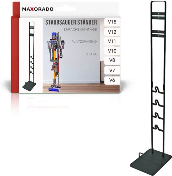 Foto: Maxorado standaard voor uw stofzuiger universeel geschikt voor hoover rowenta bosch aeg philips speedpro en meer met accessoirehouder stand organizer voor uw draadloze stofzuiger