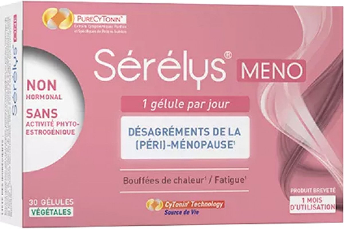 Goedkoopste Sérélys Meno (Peri)-Menopauzale Aandoeningen 30 Capsules