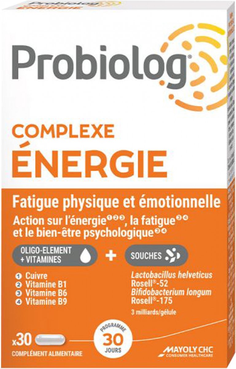 Goedkoopste Mayoly Spindler Probiolog Energiecomplex 30 Capsules