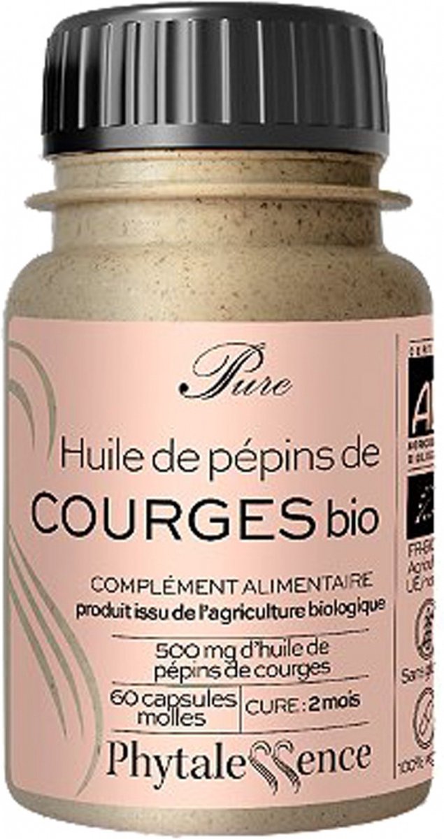 Phytalessence Biologische Pompoenzaadolie 60 Capsules
