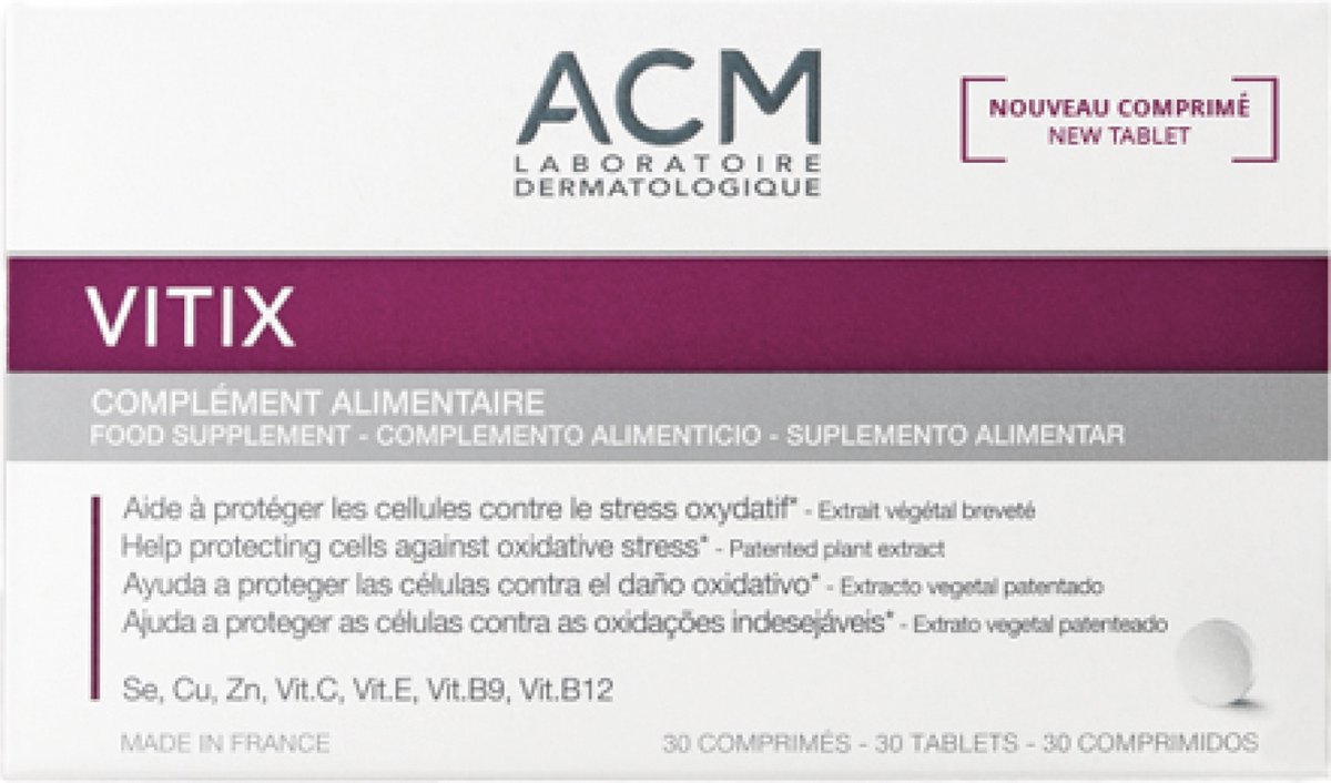 Goedkoopste Laboratoire ACM Vitix Voedingssupplement 30 Tabletten