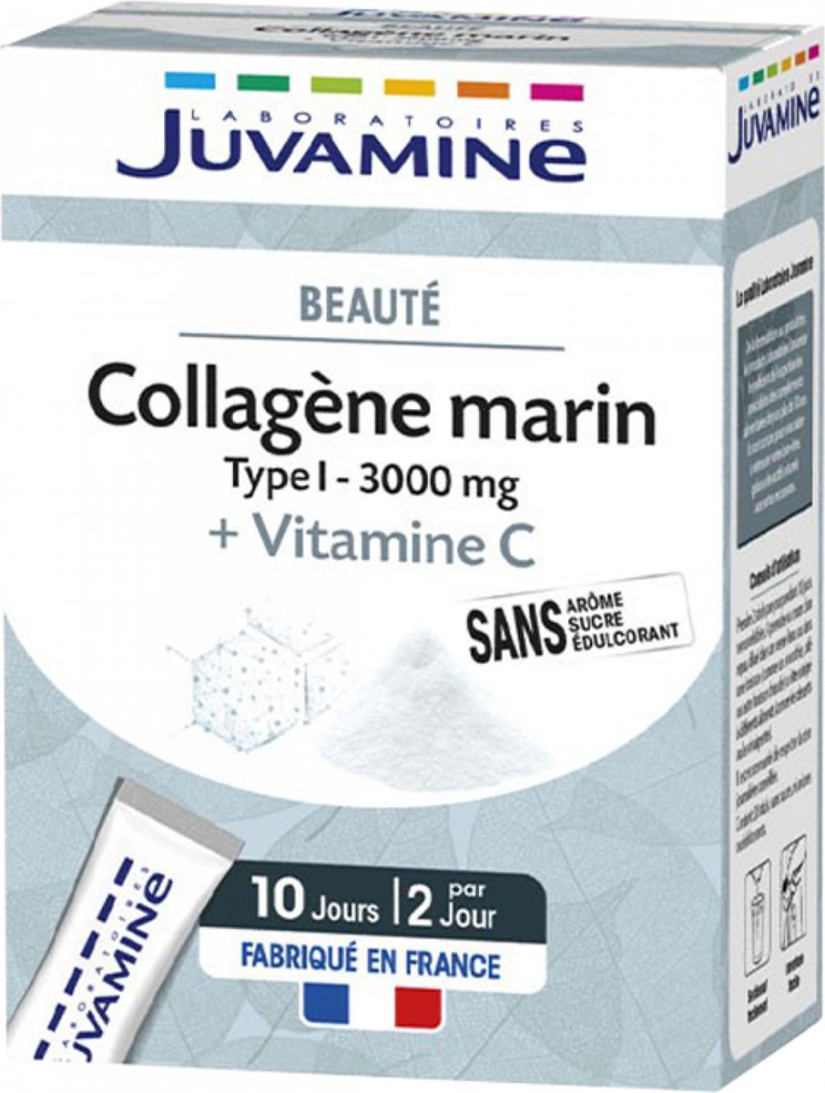 Goedkoopste Juvamine Marine Collageen Type I 3000 mg Vitamine C 20 Sticks