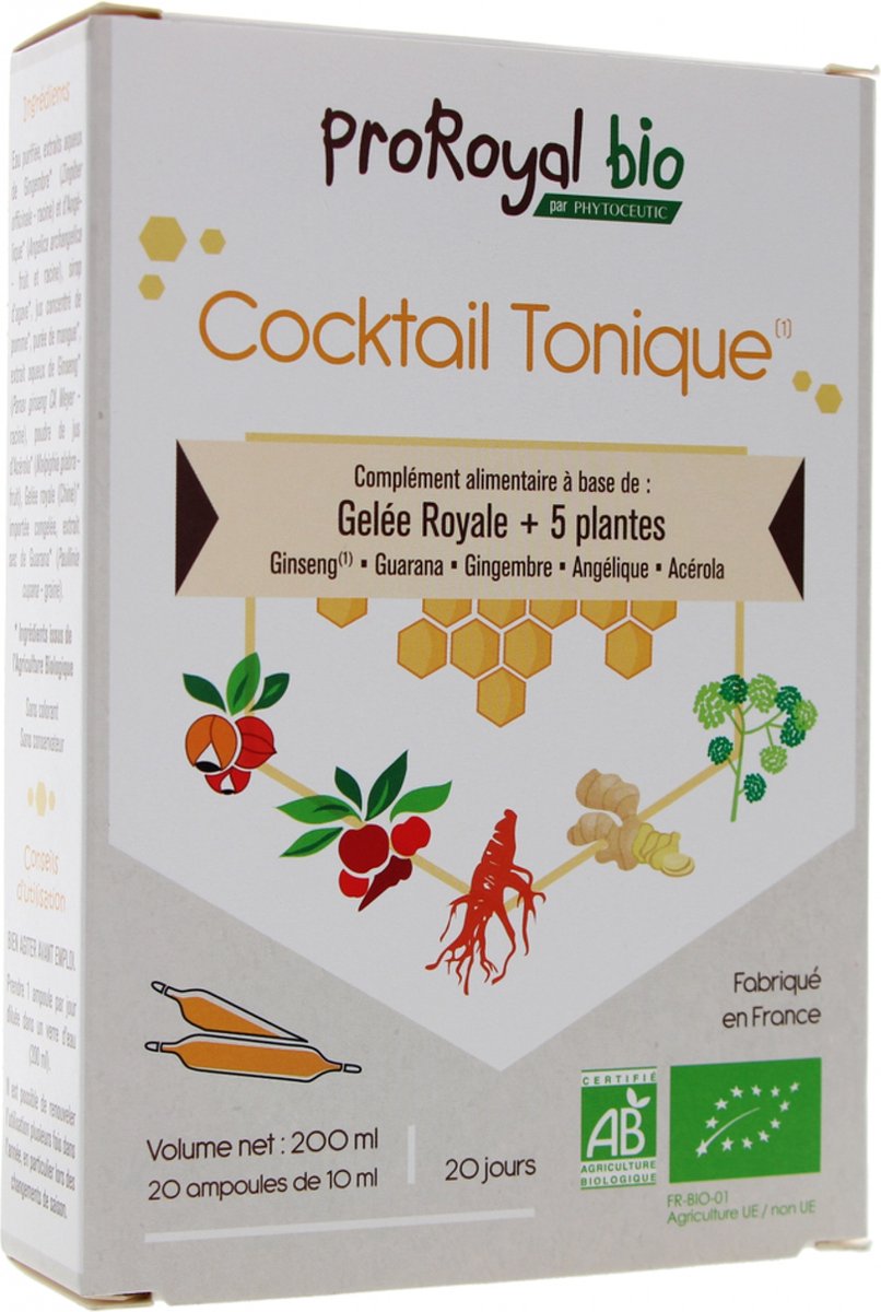 Phytoceutic ProRoyal Bio Cocktail Tonique 20 Ampullen