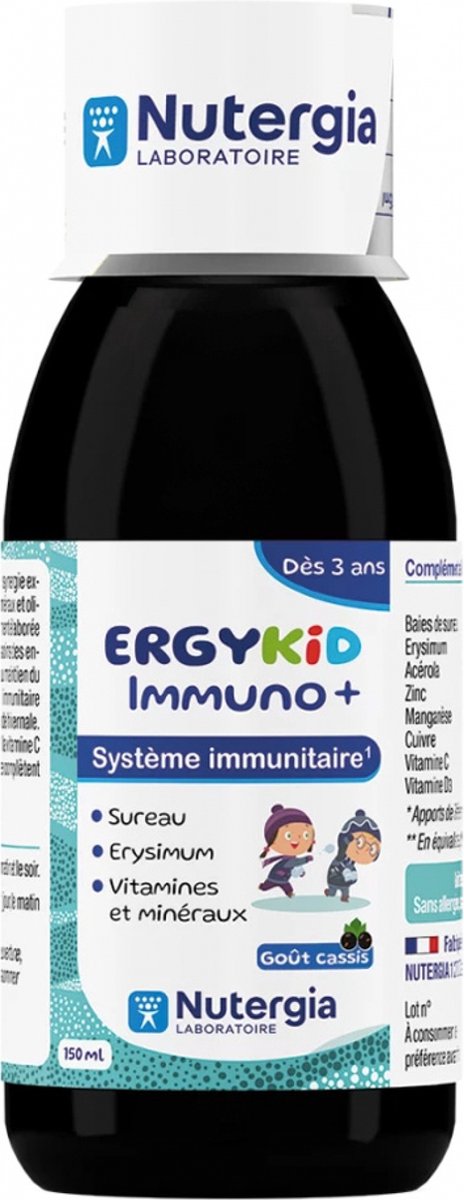 Goedkoopste Nutergia Ergykid Immuno 150 ml