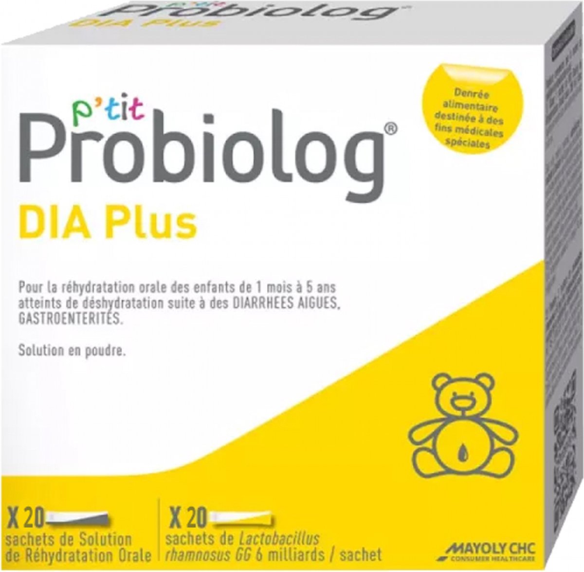 Goedkoopste Mayoly Spindler Probiolog P'tit Probiolog DIA Plus 20 Zakjes