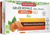 Superdiet Royal Jelly 3000 mg Honingstuifmeel Biologisch 20 Flacons