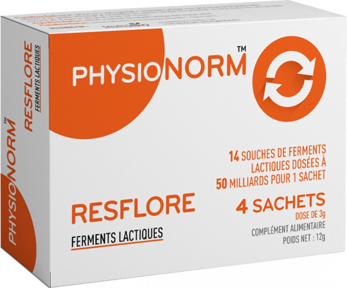 Laboratoire Immubio Physionorm Resflore Melkzuurfermenten 4 Zakjes