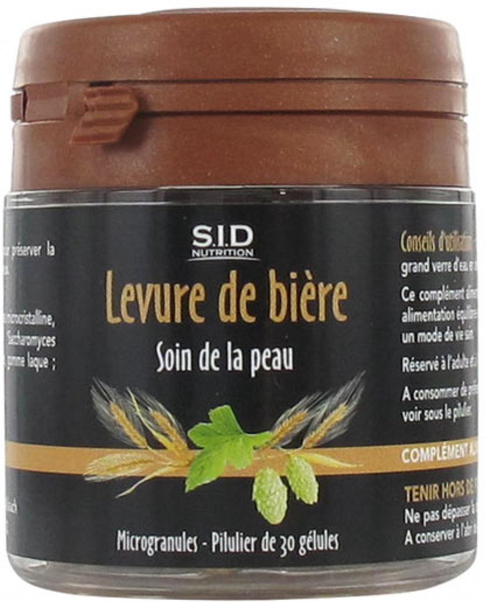 Goedkoopste S.I.D Nutrition Huidverzorging Biergist 30 Capsules
