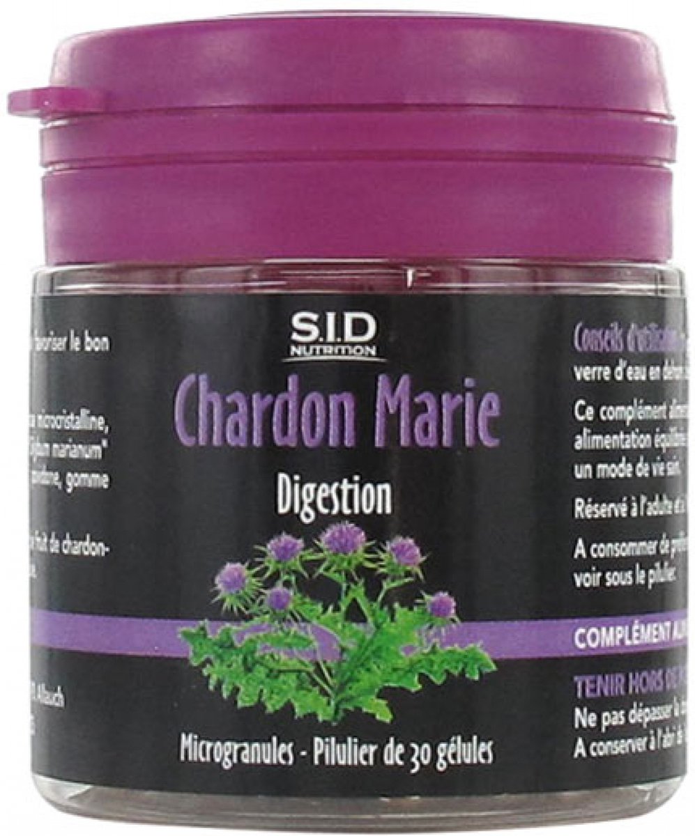 Goedkoopste S.I.D Nutrition Spijsvertering Mariadistel 30 Capsules