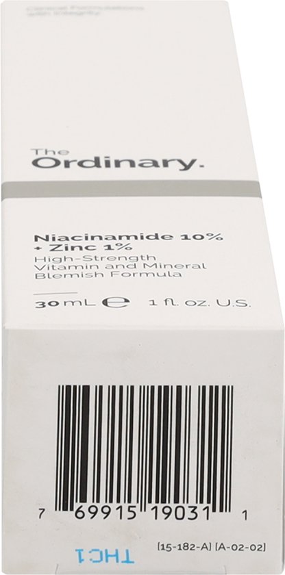 The Ordinary Niacinamide 10% + Zinc 1% Serum - The Ordinary