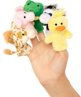 Marionnettes à doigt: BABY ANIMALS H7-8cm, 6 pcs