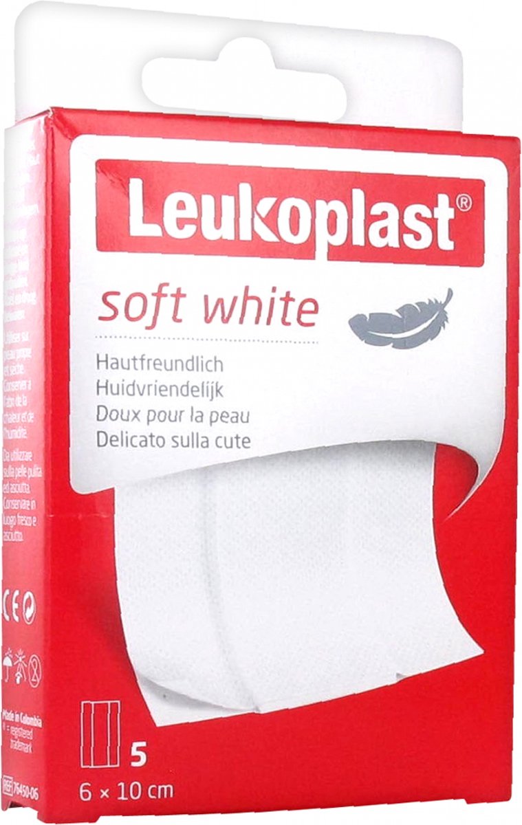 Goedkoopste Essity Leukoplast Soft White 5 Dressings 6 x 10 cm