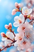Fleurs de printemps Poster | Affiche Bloem | Affiche Nature | Décoration de la chambre | 51x71cm | Décoration murale | Affiche murale | MT | Convient pour l'encadrement