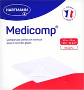 Hartmann Medicomp Niet-geweven Steriele Kompressen 10 x 10 cm 10 x 2 Kompressen