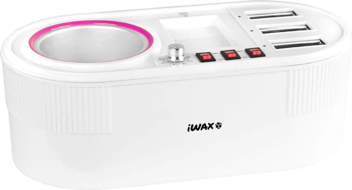 Multifunctionele Waxverwarmer 270W voor Cartridges & Blikwax – Verwarmt 3 Patronen en 400–500 ml Wax – Professionele iWax