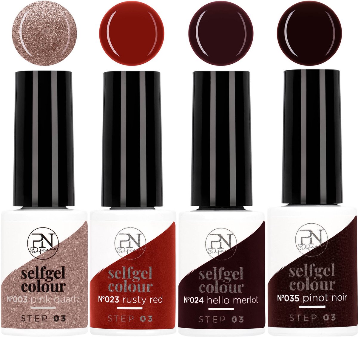 Goedkoopste PN Selfcare - Elegance - Gellak - Hema vrij - Gel Nagellak - Gellak Starterspakket - 4x6ml