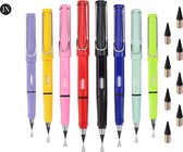 JN Eternal Pencil - Crayon éternel - Crayon éternel - Crayons sans encre - Six pièces - Couleur Gris - Crayon éternel - Ensemble de 6 crayons magiques durables sans encre - Crayon magique, infini avec une apparence élégante - de haute qualité