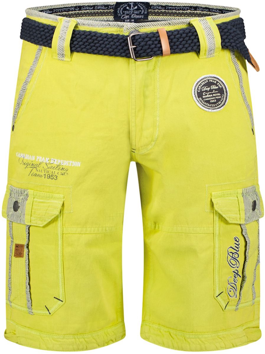 Canadian Peak Heren Bermuda Met Riem Pailletteak Citron - XXL