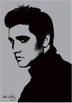 Kunstdruk Elvis Presley Metallic 60x80cm