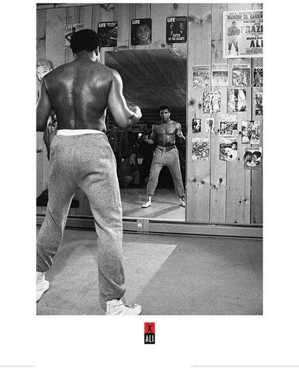Pyramid Poster - Muhammad Ali Mirror - 80 X 60 Cm - Multicolor Divers