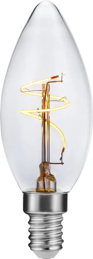 SPL E14 Kaarslamp 3,2W Flame Helder Dimbaar
