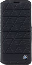 BMW Hexagon Leather Book Case - Geschikt voor Samsung Galaxy S9 - Zwart