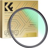 K&F Concept - 55mm UV-filter - Superhelder - 24-laags Multi-coating - Ultraviolette Bescherming - DSLR Lens Filter 55mm (Nano-D Serie)