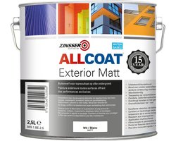 Zinsser Allcoat Exterior Matt Wit 1L