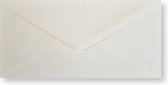 1000 Luxe enveloppen - DIN Lang 11x22cm - Crème - 110 Grams - 110x220mm - Puntklepsluiting