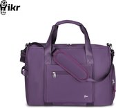 Hikr® Reistas - Premium Weekendtas - Transavia & KLM handbagage 55x35x25 tas - Waterdichte sporttas - Heren en Dames - Fitnesstas - Schoudertas - Duffel bag