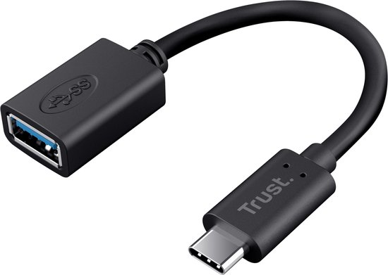 Trust 20967 câble USB 0,09 m USB C USB A Noir