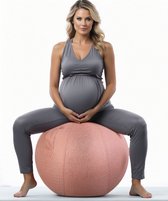 Birth Ball Originals – Ballon de Maternité – Ballon de Yoga Ergonomique – Incl. Housse Lavable Rose – Incl. Pompe – 65 CM de haut