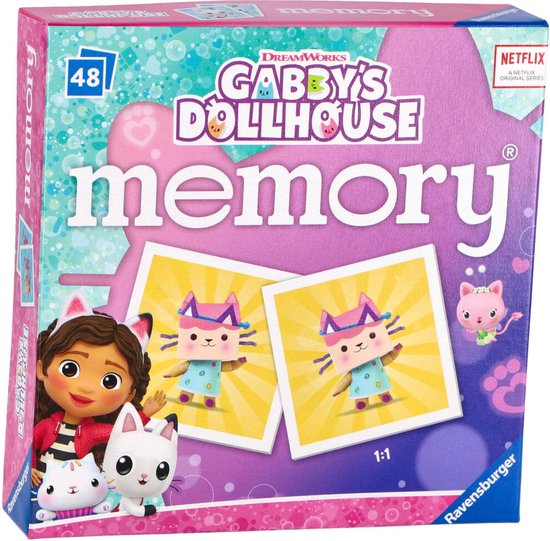 Ravensburger Gabby’s Dollhouse mini memory