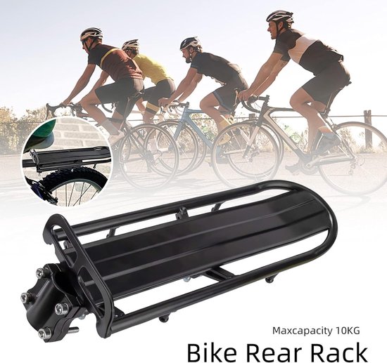 Fiets Bagagedrager Voorvork Bagagedrager Rek Heavy Duty Staal Universele Mountain Road Fiets Fietstassendrager Fietsaccessoires – koop de beste producten in de online winkel
