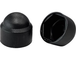 M5 moerkap zwart - Voor moeren en bouten - Afdekdop - 10 stuks