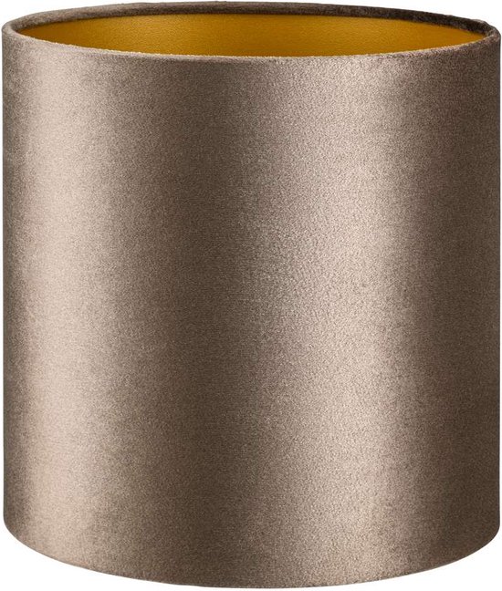 Abat-jour Cylindre - 25x25x30cm - Terre velours Fendi