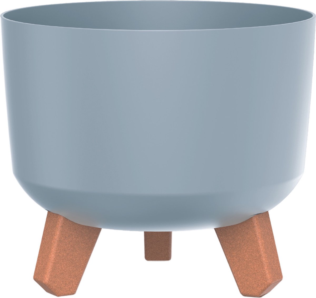 Prosperplast Gracia - Bloempot met pootjes - Rond / diameter 200 mm - Lichtgrijs