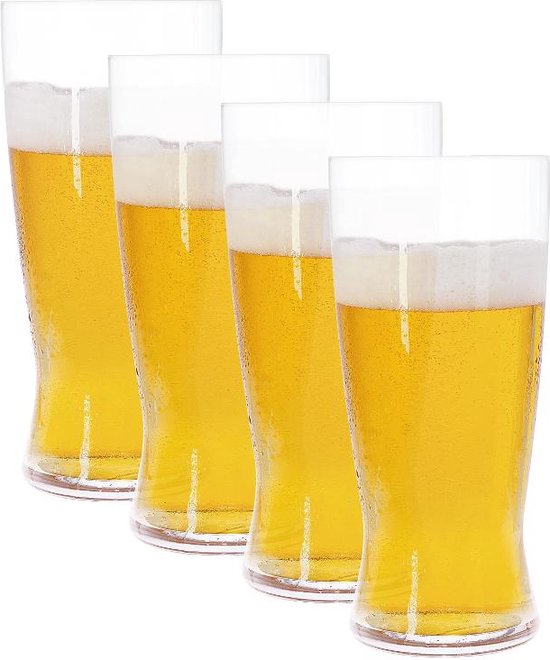 Spiegelau Beer Classics Helder / Pils bierglas 0,56 L set van 4 stuks.