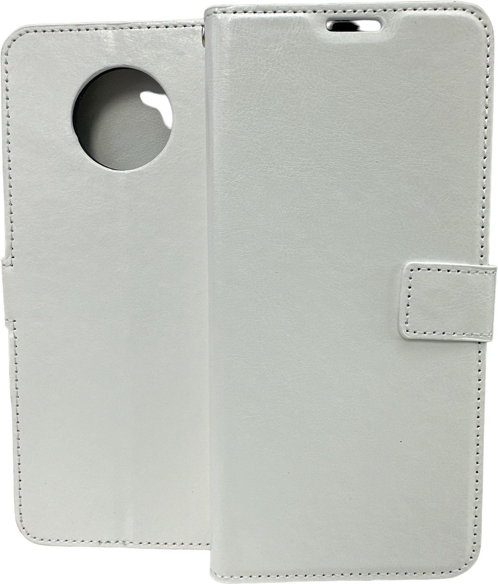 Portemonnee Book Case Hoesje Geschikt voor: Nokia G50 - wit