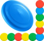 12 Gekleurde frisbees - Keuze uit heldere kleuren, vliegende schotels - Ideaal plezier voor volwassenen en kinderen.