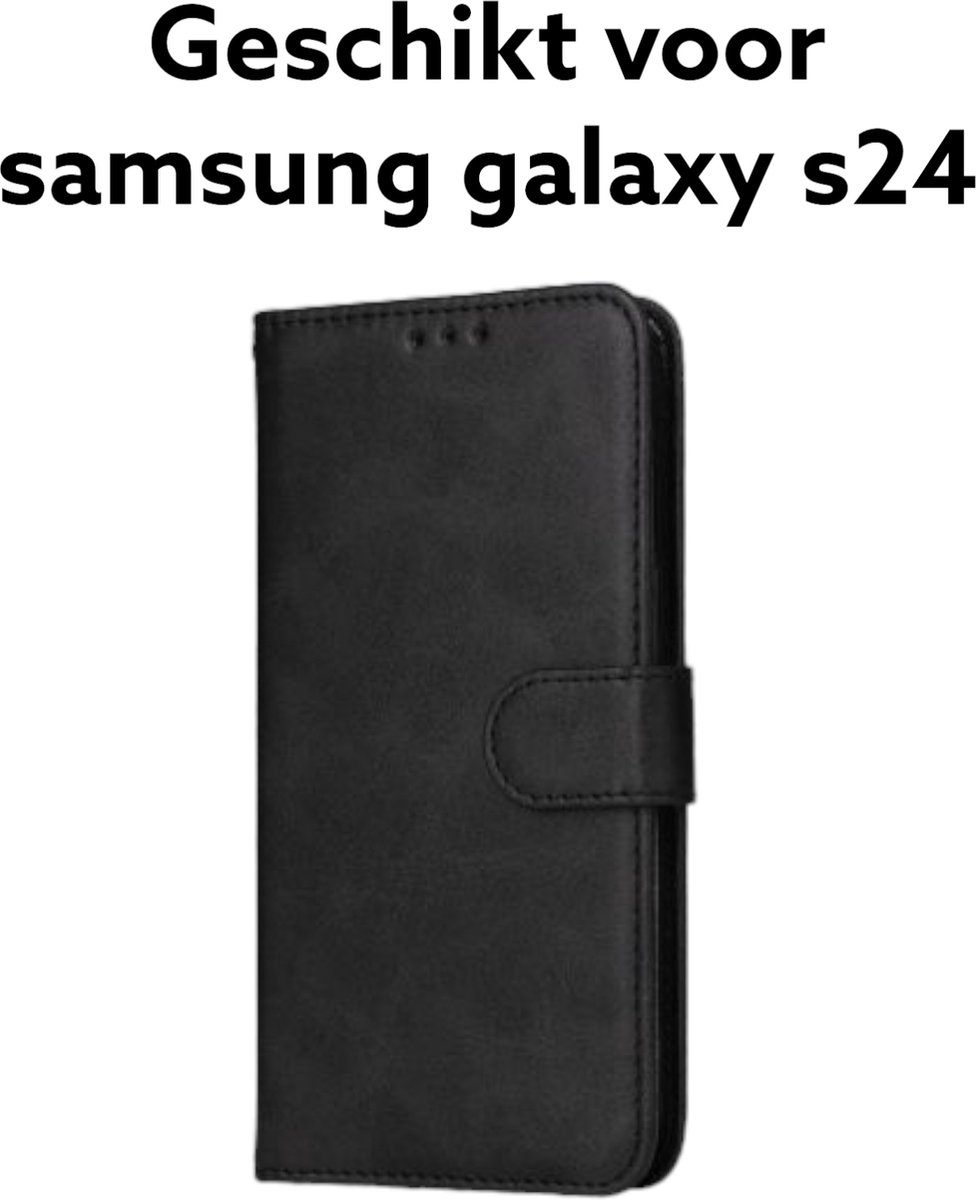 Samsung galaxy s24 bookcase black - samsung galaxy s24 boekje zwart